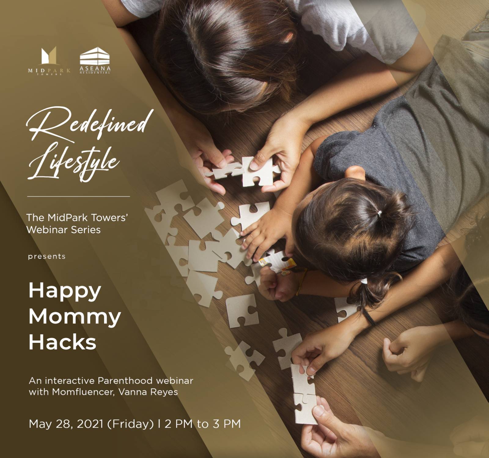 [WEBINAR] MidPark Towers Redefined Lifestyle Webinar: Happy Mommy Hacks With Vanna Reyes